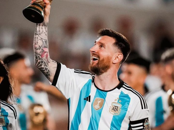 Messi mania grips Argentina in 1st match as World Cup champs